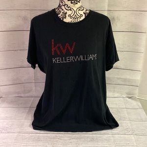 Keller Williams rhinestone T-shirt Black Size XXL Excellent Used Condition!